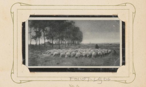 Reproduction of Herd Returning Home by Anton Mauve