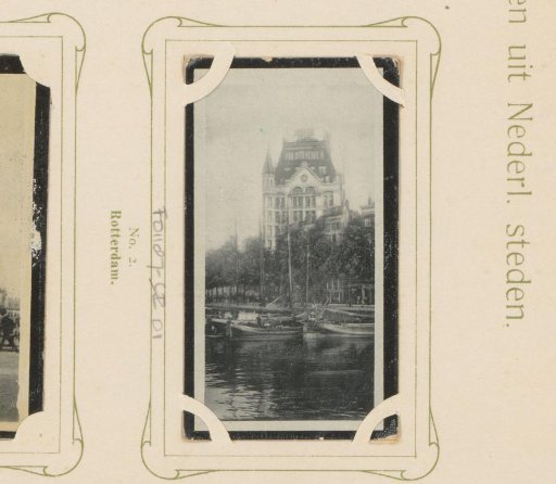 View of a harbor in Rotterdam