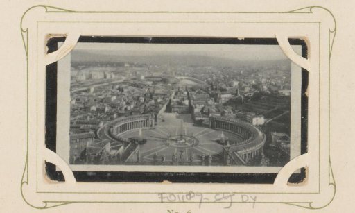 View of St. Peter's Square in Rome, Italy
