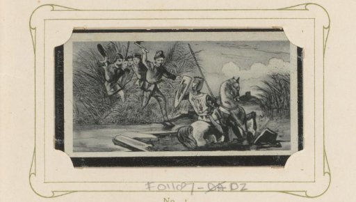 Reproduction of a Drawing of the Murder of Count William II