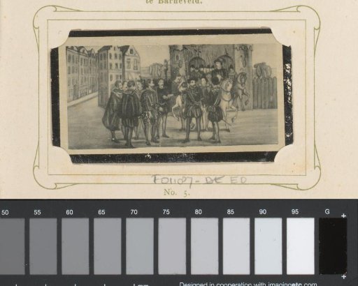Reproduction of a Drawing of the Arrival of Alva in the Netherlands