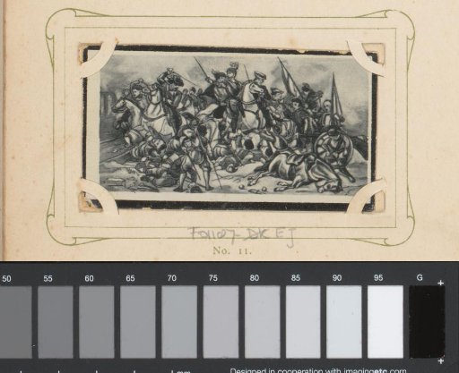 Reproduction of a Drawing of the Battle of Nieuwpoort