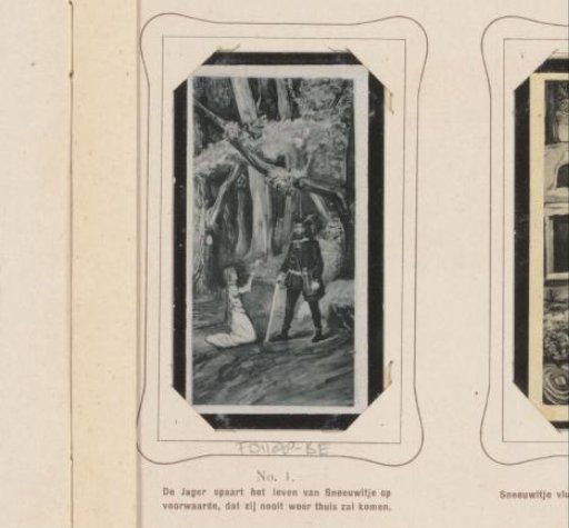 Snow White and the Hunter in the Forest, He Spares Her Life