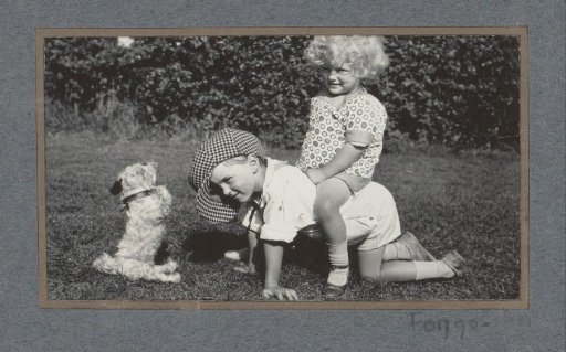 Two playing children