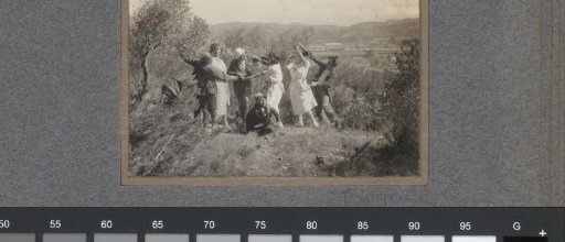 Dancing company on a mountain