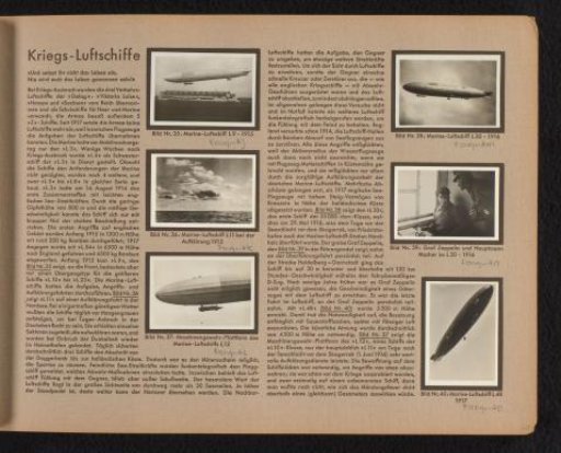 Zeppelins during the First World War