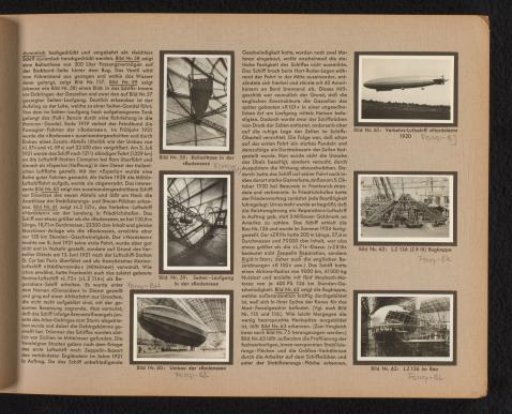 Various parts of a zeppelin