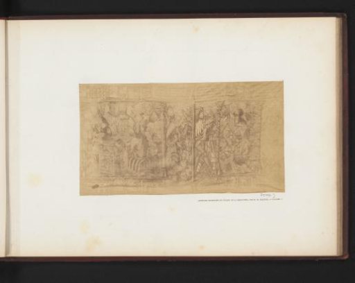 Tapestry with the Kiss of Judas and Prefigurations in a Church at La Chaise-Dieu, Breaking of Bread
