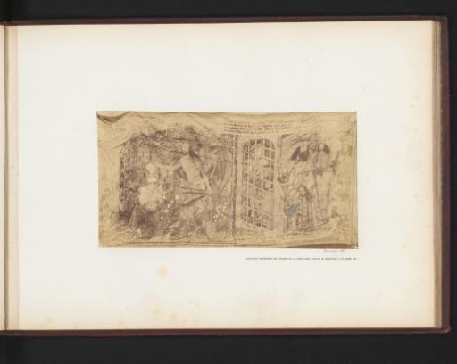 Tapestry with Mary Magdalene and the Risen Christ and Daniel in the Lions' Den in a Church at La Chaise-Dieu