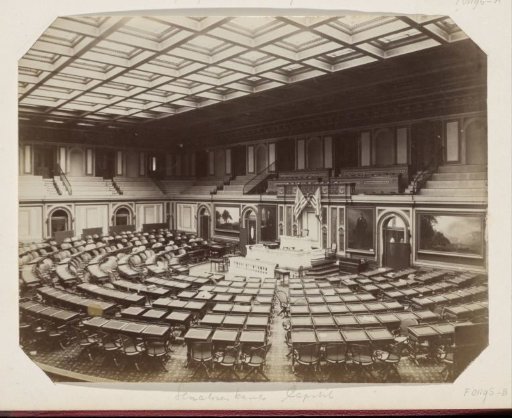 Senate chamber of the Capitol in Washington D.C.
