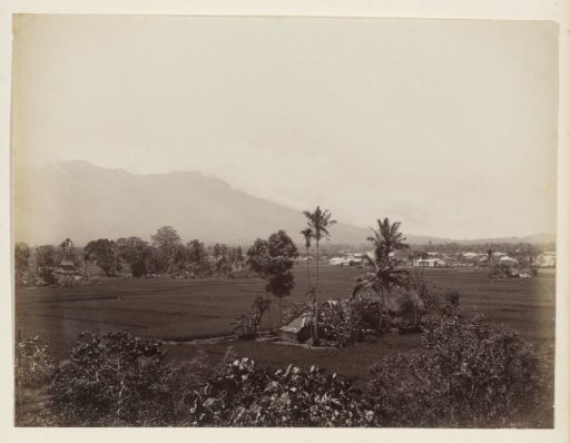 View of Fort de Kock on Sumatra