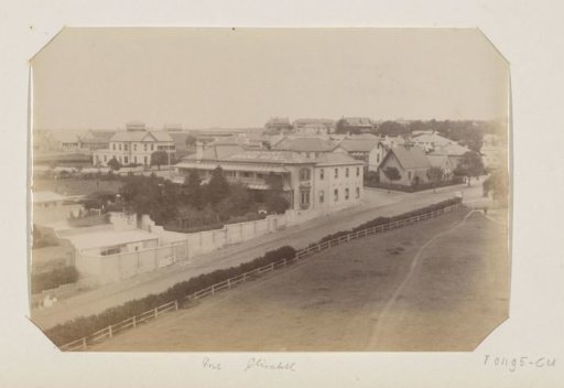 Street with Bunton's Grand Hotel in Port Elizabeth