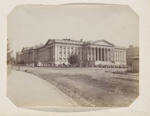 Exterior of the United States Department of the Treasury in Washington D.C.