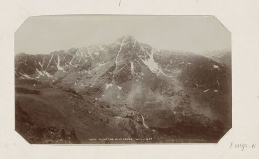 View of Mount of the Holy Cross in the Rocky Mountains