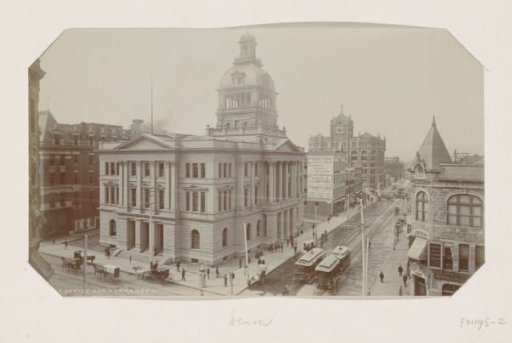 Post office on the corner of Arahoe Street in Denver