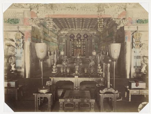 Interior of (presumably) the Temple of Perfection in Nikko