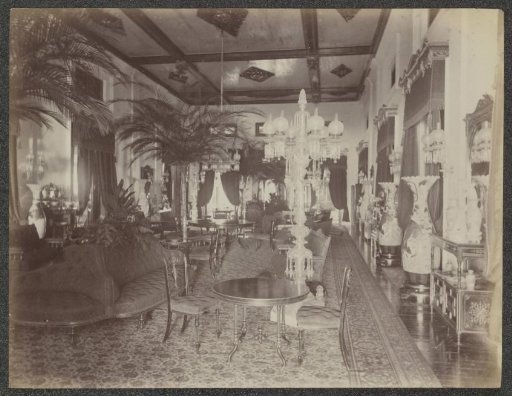 Salon in the palace of the Sultan of Johor