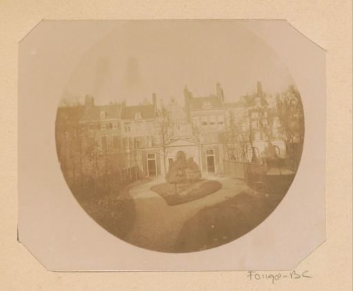 View of the back garden of Herengracht 258, Amsterdam