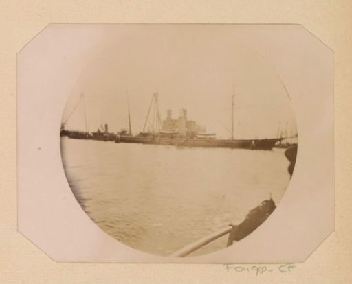 View of the IJ during the Kaiser Celebrations in Amsterdam