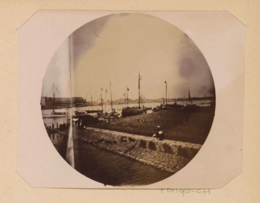 View of the IJ during the Kaiser Celebrations in Amsterdam