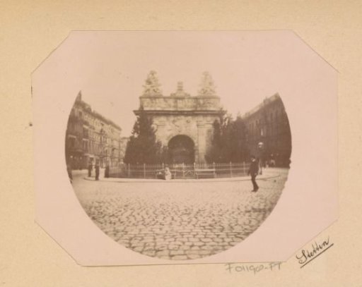 View of the Royal Gate of Szczecin