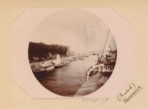 View of the harbour in Warnemünde, Rostock