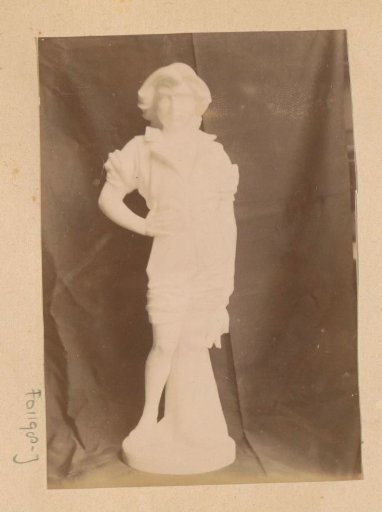 White ceramic figurine