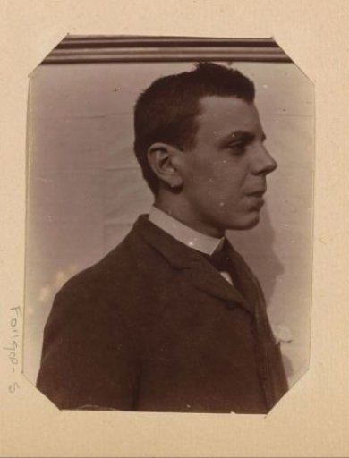 Portrait of an unknown young man