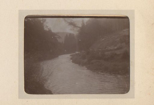 View of a river near Friedrichroda or Luisenthal