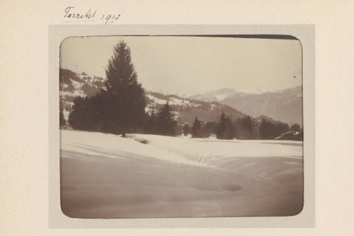 Snowy Landscape in the Mountains
