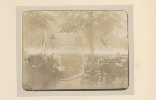 King Albert I and Queen Elisabeth of Belgium in a Carriage