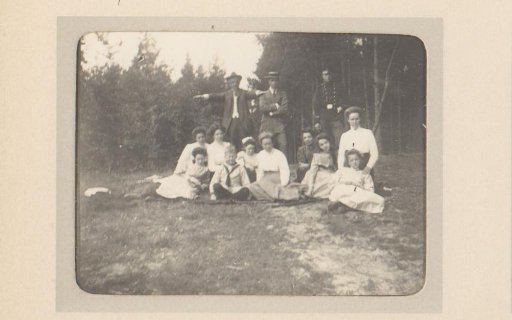 Group Portrait of a Company in the Woods at Ellecom