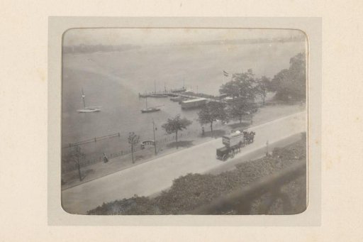 View of a quay and pier along a lake