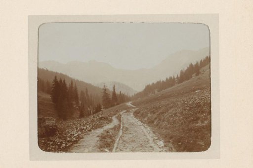 Path through a valley