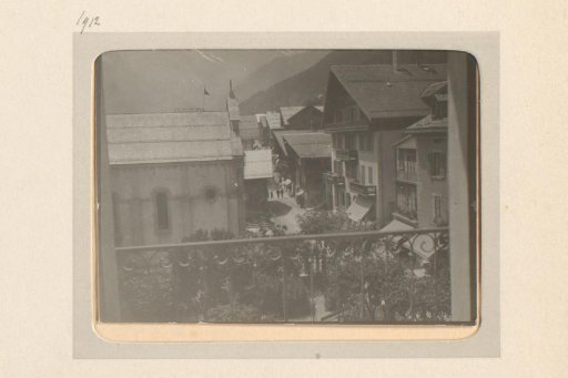 View of Chaméry from a French balcony