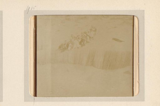Group forming a train by sitting one behind another on a slope, possibly in the dunes