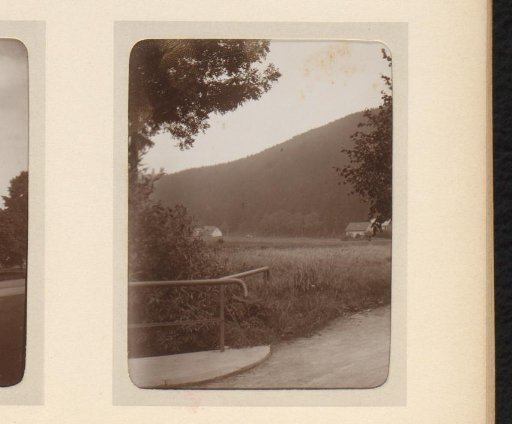View of a valley with a few houses