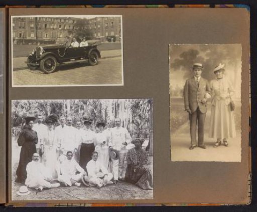 Family photographs, including in Suriname and Scheveningen