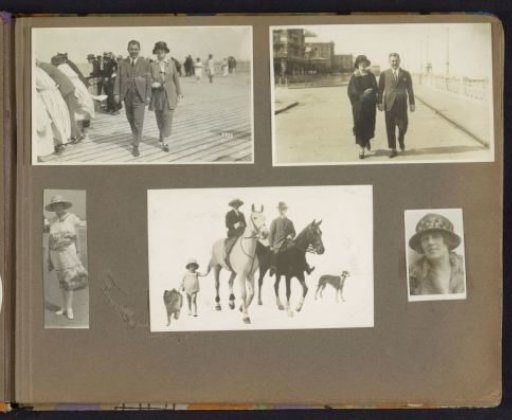 Family photographs, including in Scheveningen
