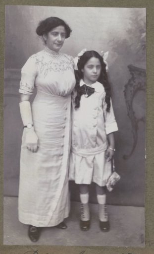 Portrait of a woman and a young girl