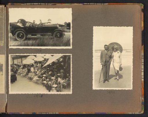 Beach scenes and car