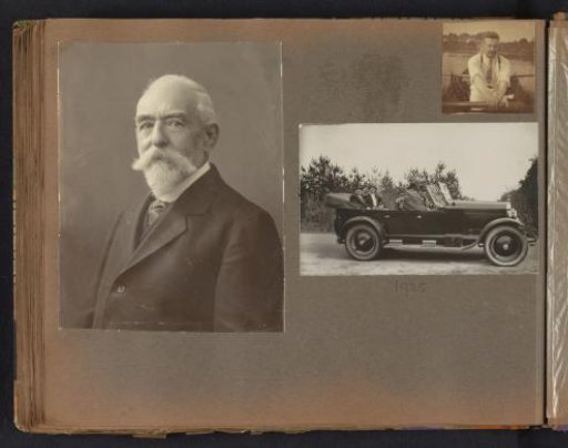 Portraits and car