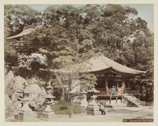 Women at the Ishiyama Temple on Lake Biwa