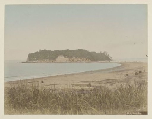 View of the island of Enoshima