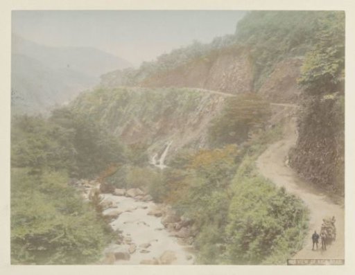 View of the Kiga road at Miyanoshita
