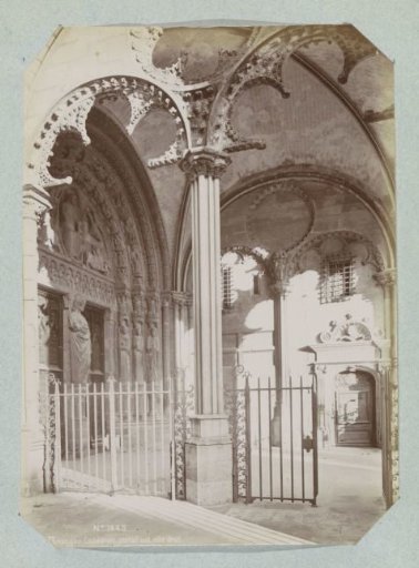 Right part of the south portal of the cathedral of Bourges