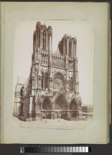 West facade of the cathedral of Reims