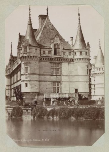 Exterior of the Château of Azay-le-Rideau