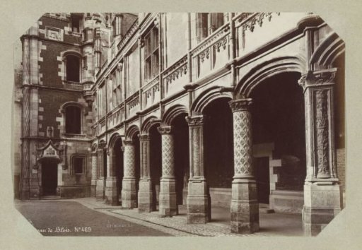 Colonnade in the Château of Blois