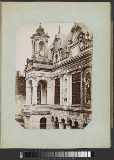 Part of the exterior of the town hall of La Rochelle